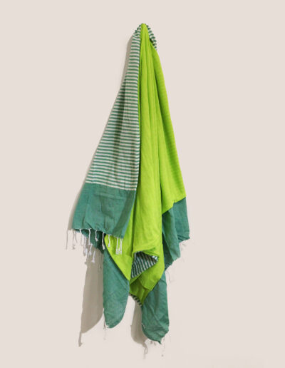 Cotton Pario Towel - Picnic Green