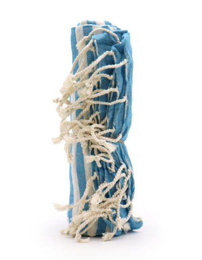 Cotton Pario Throw - Sky Blue