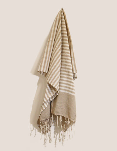 Cotton Pario Throw - Warm Sand
