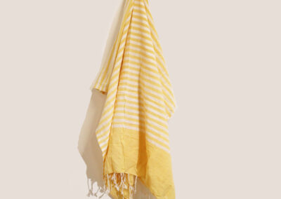 Cotton Pario Throw - Sunny Yellow