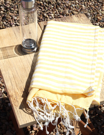 Cotton Pario Throw - Sunny Yellow