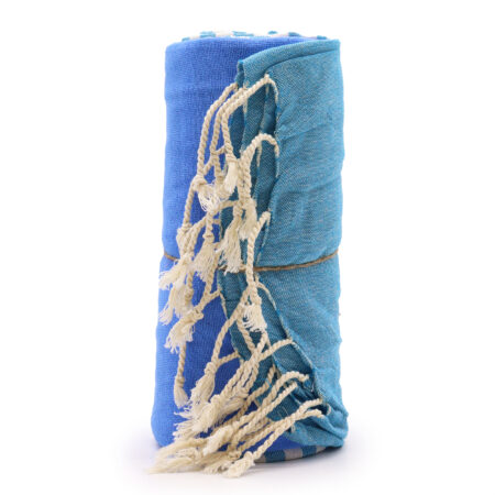 Cotton Pario Towel - Sky Blue