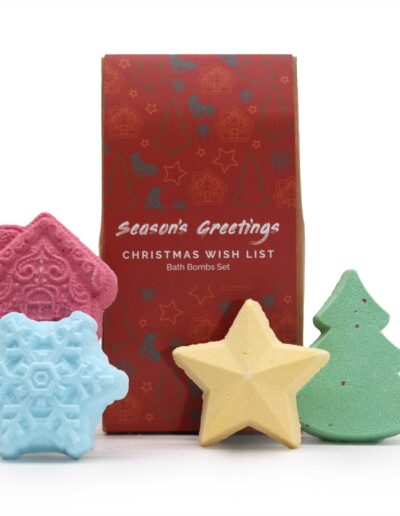Christmas Wish List Christmas Bath Bomb Gift Pack