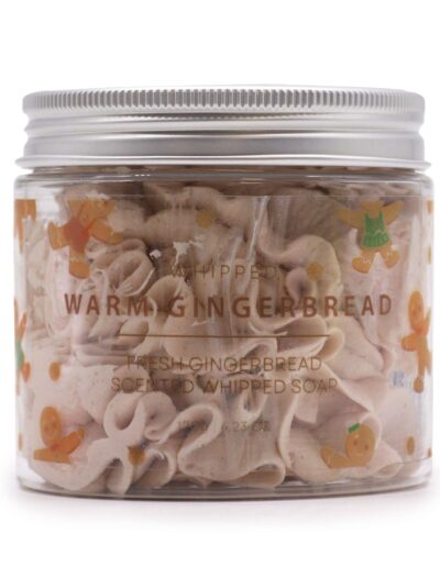 Warm Gingerbread Whipped Cream Soap 120g