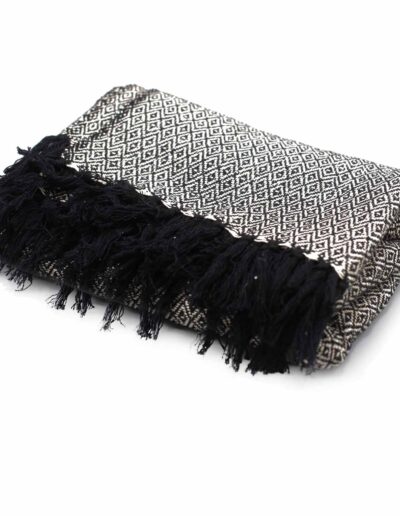 Boho Comfort Throws - 140 x 200 cm - Charcoal