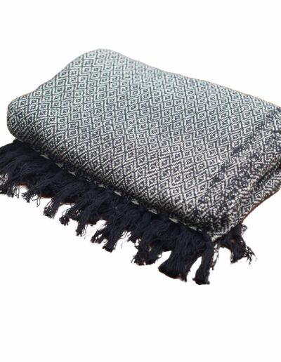 Boho Comfort Throws - 140 x 200 cm - Charcoal