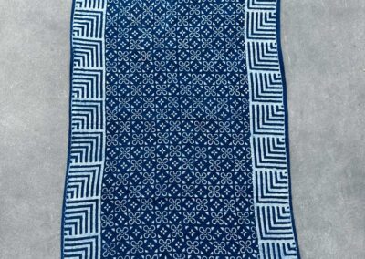 Handmade Indigo Throw - 170 x 120 cm - Kasba Tiles