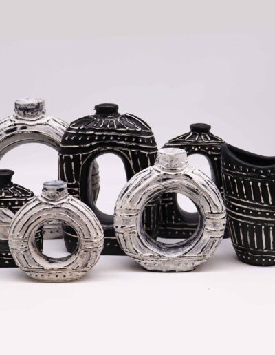 Round Donut Shaped Vase