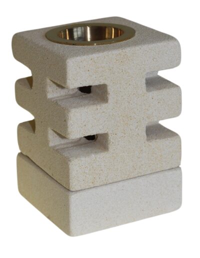 Stone Oil Burner - Abstract Cuts