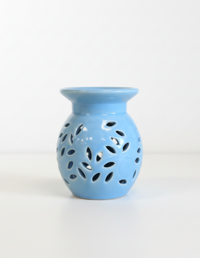 Floral Oil Burner – Blue