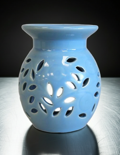 Floral Oil Burner – Blue