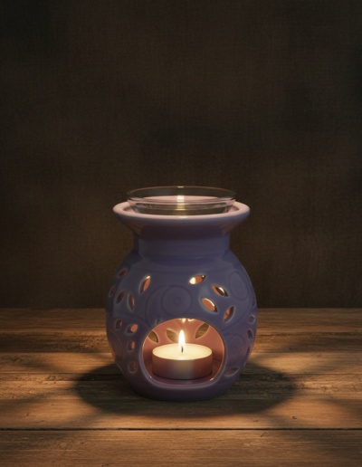 Floral Oil Burner - Lavender