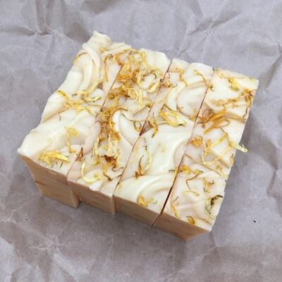 Lavender, Lemongrass & Calendula Natural Handmade Soap Bar