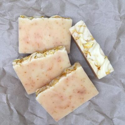 Lavender, Lemongrass & Calendula Natural Handmade Soap Bar