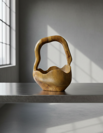 Med Back Handle Bowl aprox 25cm