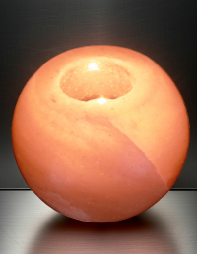Salt Candle Holder - Round