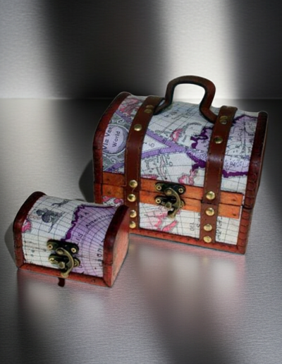 Sets of 2 Colonial Boxes - Atlas Design