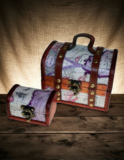 Sets of 2 Colonial Boxes - Atlas Design