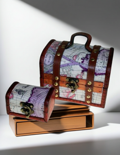 Sets of 2 Colonial Boxes - Atlas Design