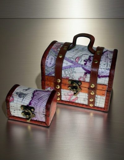 Sets of 2 Colonial Boxes - Atlas Design