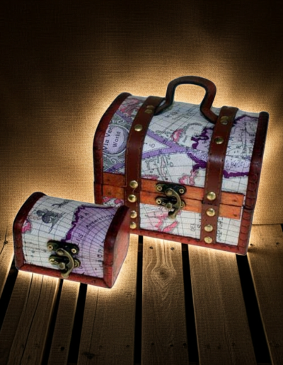 Sets of 2 Colonial Boxes - Atlas Design