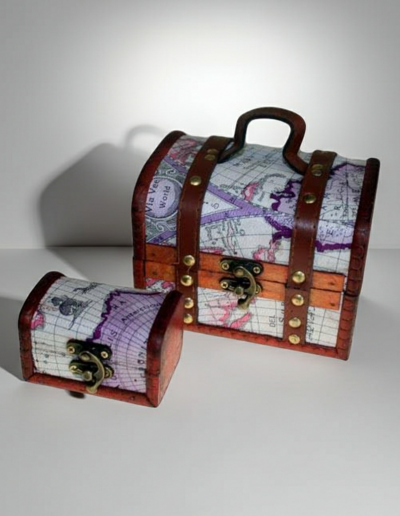 Sets of 2 Colonial Boxes - Atlas Design