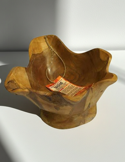 Teak Spiky Finger Bowls aprox 25m