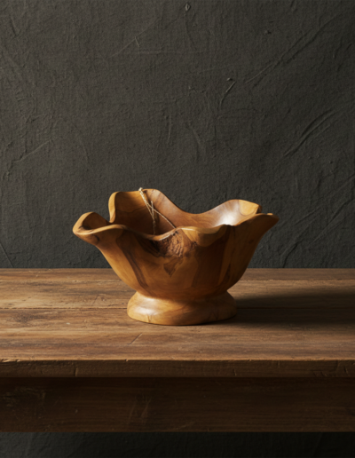 Teak Spiky Finger Bowls aprox 25m