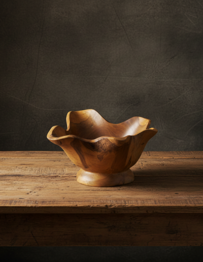 Teak Spiky Finger Bowls aprox 25m