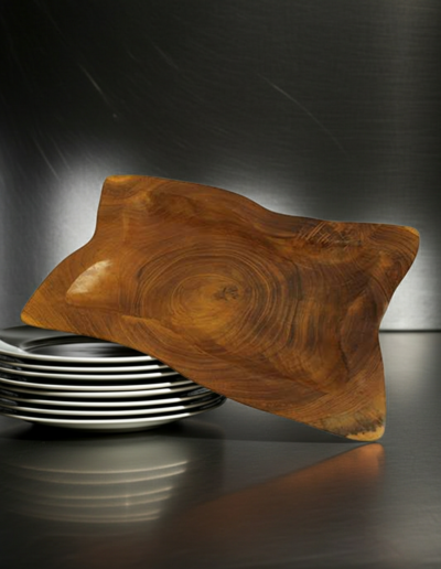 Teak Square Plates aprox 20cm