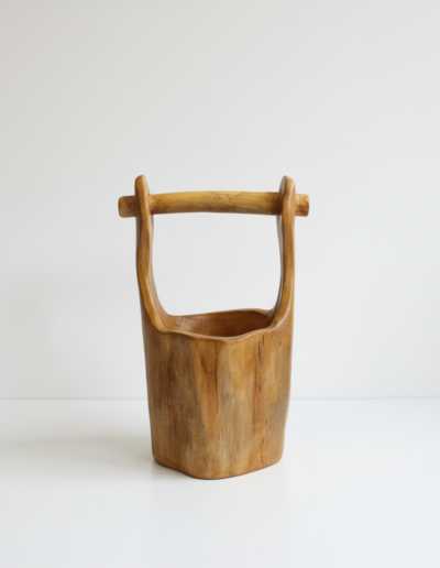 Teak Well Buckets aprox 28cm