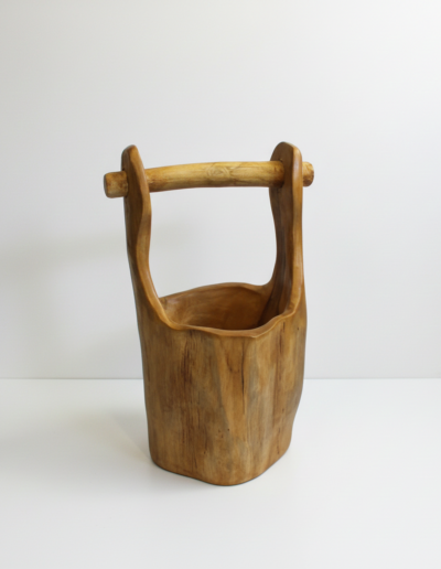 Teak Well Buckets aprox 28cm