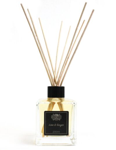 200ml Lime & Ginger Essential Oil Reed Diffuser