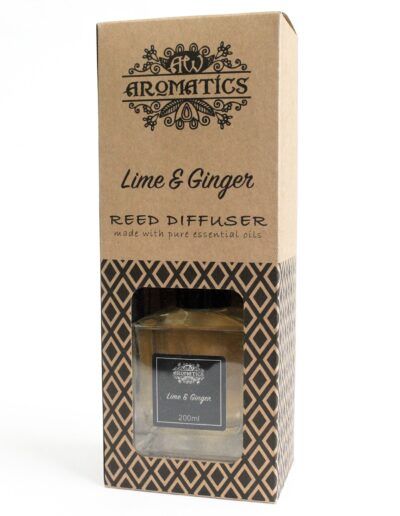 200ml Lime & Ginger Essential Oil Reed Diffuser