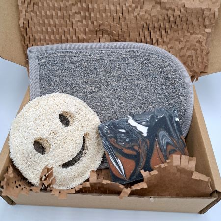 Charcoal Scrub Up Natural Wellness Gift Box