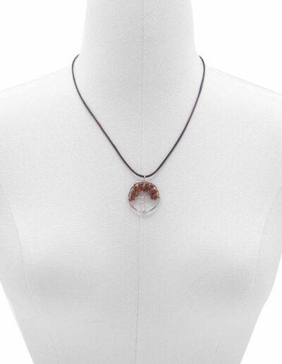 Red Jasper Tree of Life Pendant