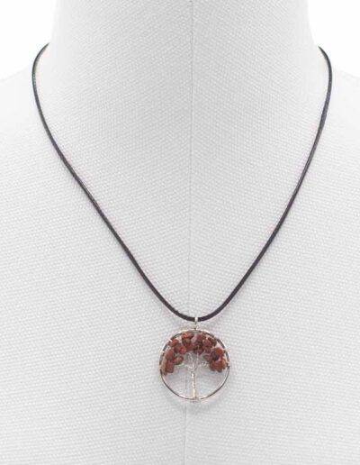 Red Jasper Tree of Life Pendant