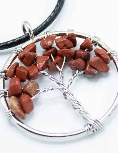 Red Jasper Tree of Life Pendant