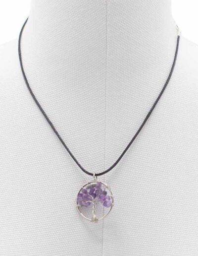 Amethyst Tree of Life Pendant