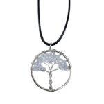 Rock Crystal Tree of Life Pendant