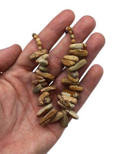 Map Stone Longstone Gem Necklace