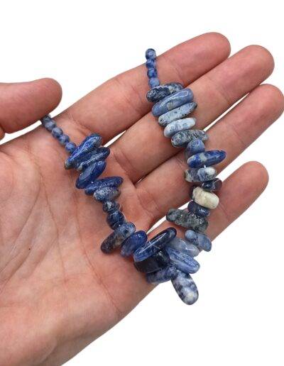 Sodalite Longstone Gem Necklace