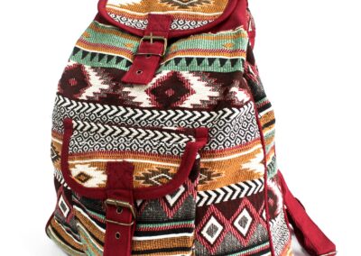 Chocolate Backpack Jacquard Bag