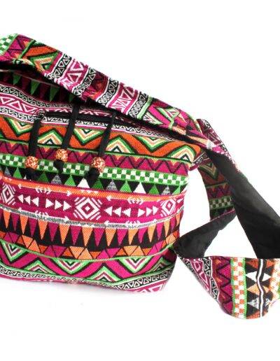 Pink Student Jacquard Bag