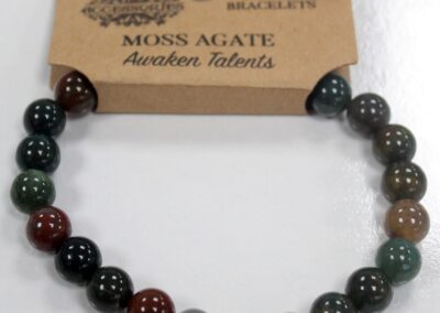 Moss Agate Power Bracelet