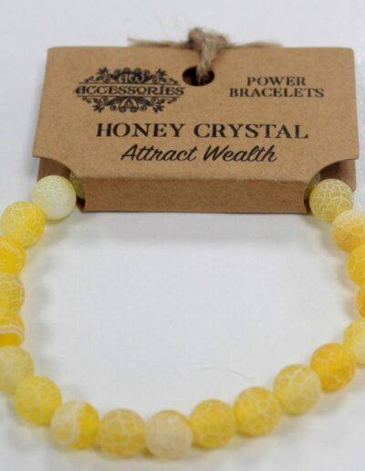 Honey Crystal Power Bracelet