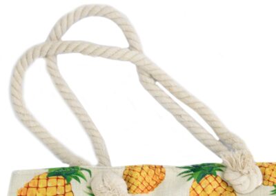 Pineapples Rope Handle Bag