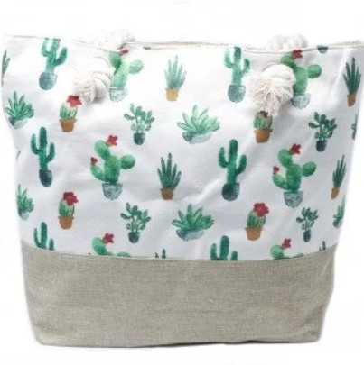 Mini Cactus Rope Handle Bag