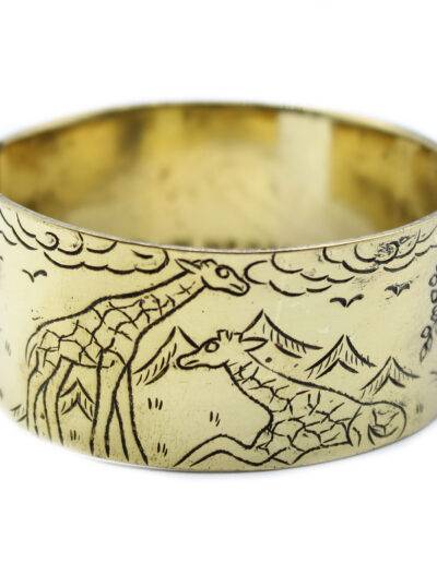 Tree of Life Brass Tibetan Mantra Bracelet