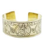 Five Buddha Brass Tibetan Bracelet